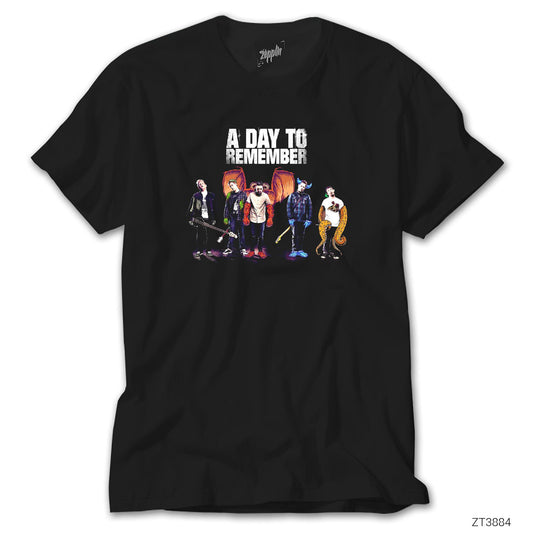 A Day Remember Group Siyah Tişört