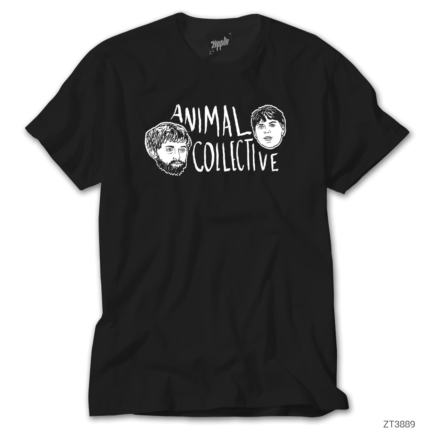 Animal Collective Heads Siyah Tişört