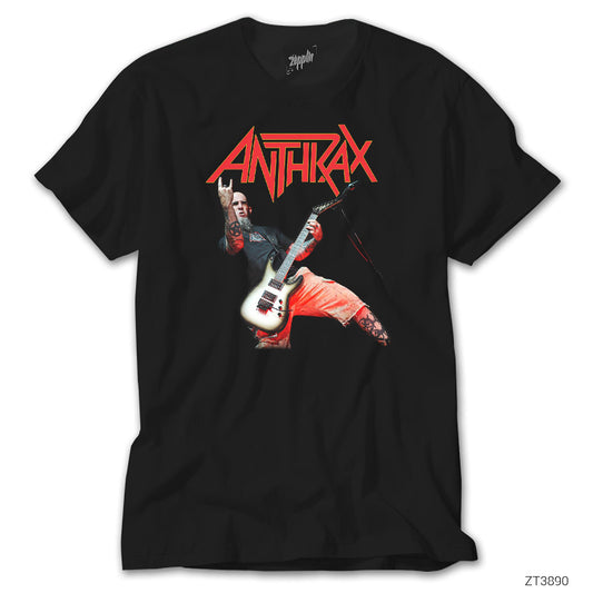 Anthrax Concert Siyah Tişört