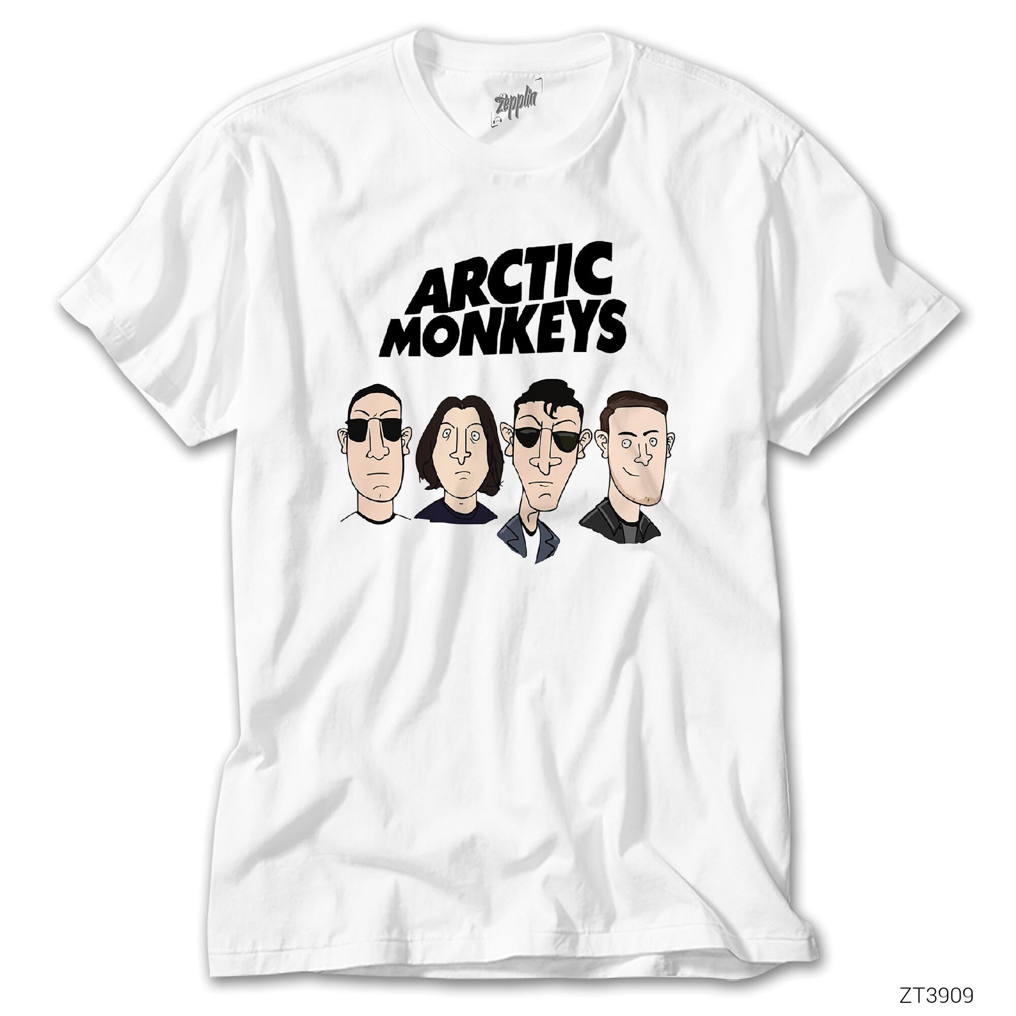 Arctic Monkeys Band Beyaz Tişört