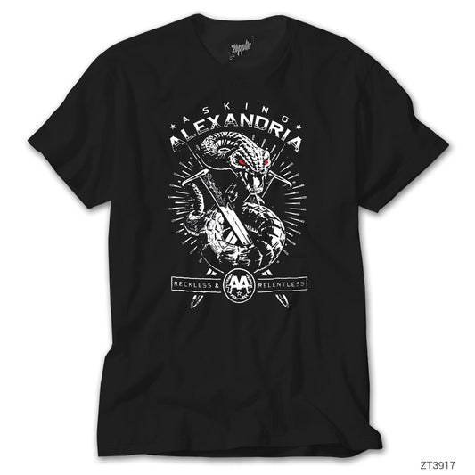 Asking Alexandria Reckless And Relentless Siyah Tişört