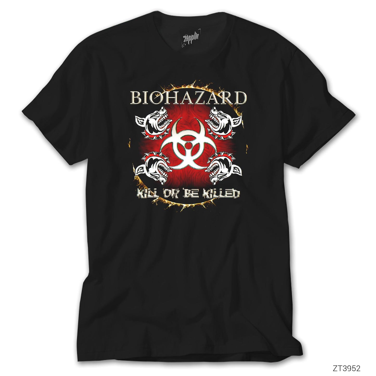 Biohazard Kill Or Be Killed Siyah Tişört