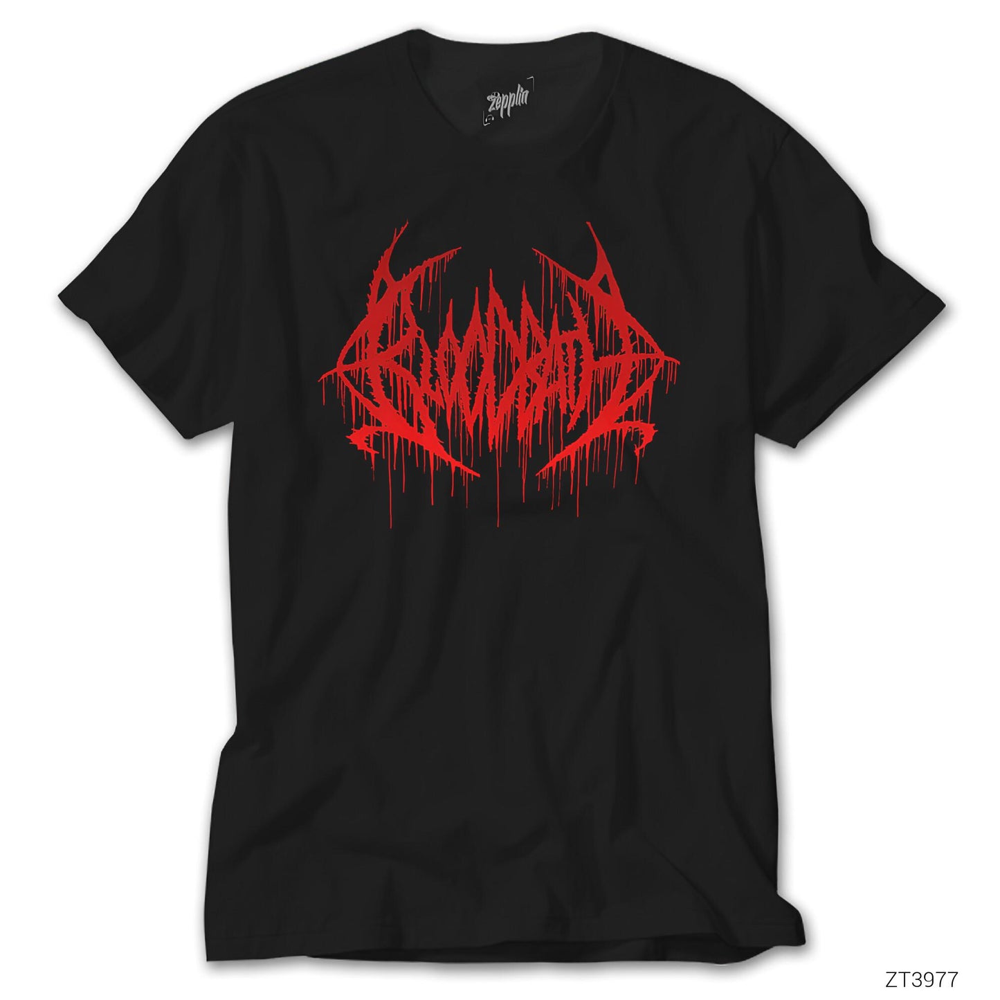 Bloodbath Logo Red Siyah Tişört