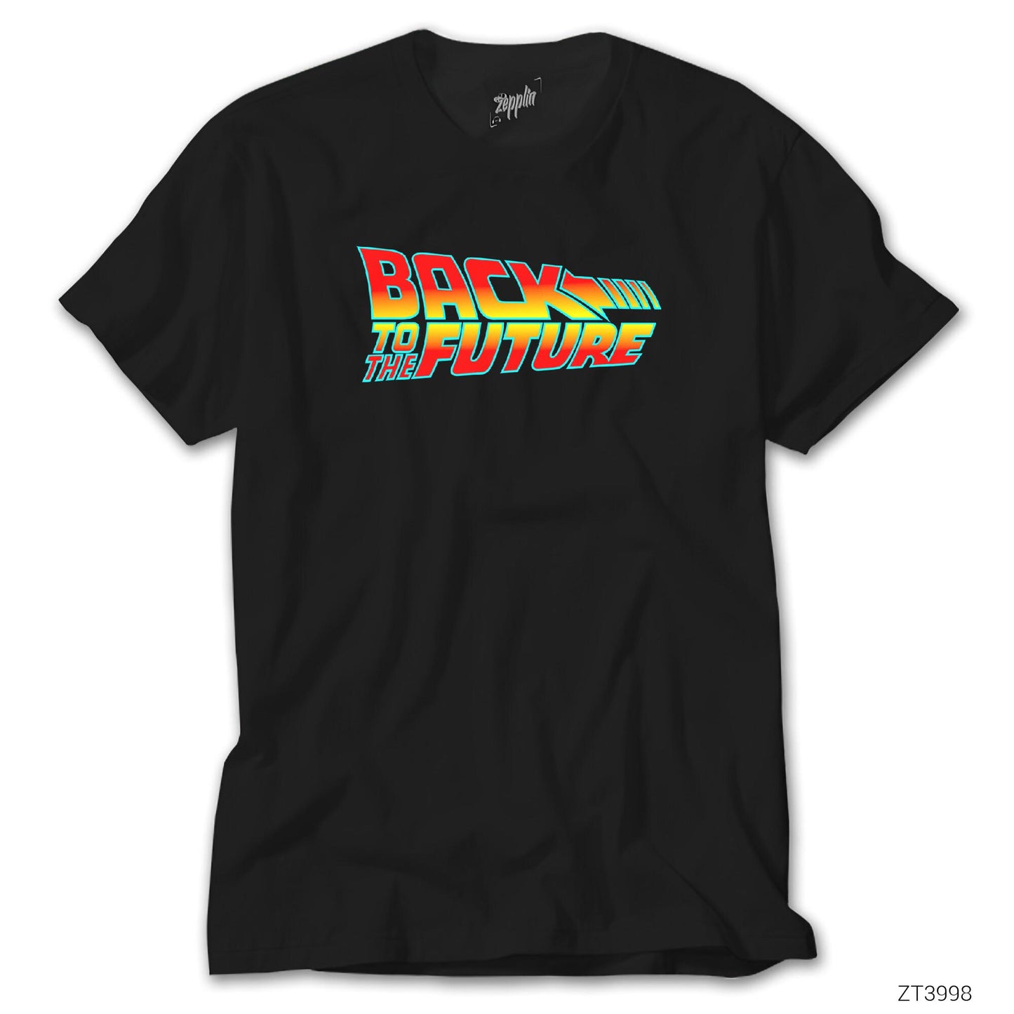 Back To The Future Gelece Dönüş Siyah Tişört
