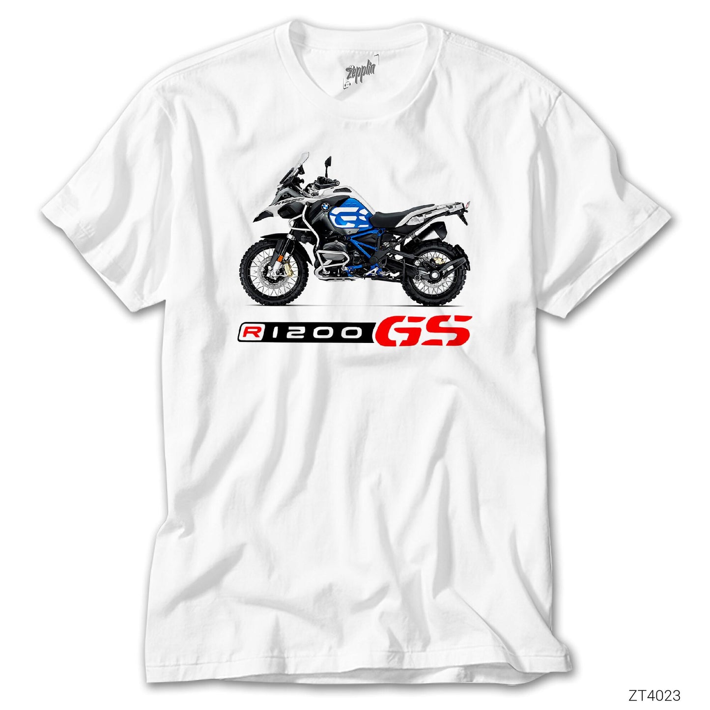 İndirimli BMW R1200GS Beyaz Tişört