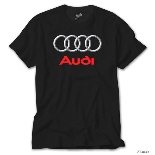 Audi Logo Siyah Tişört