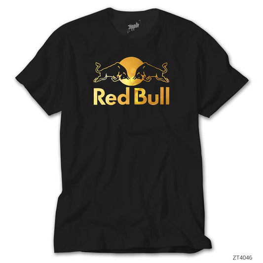 Redbull Gold Siyah Tişört