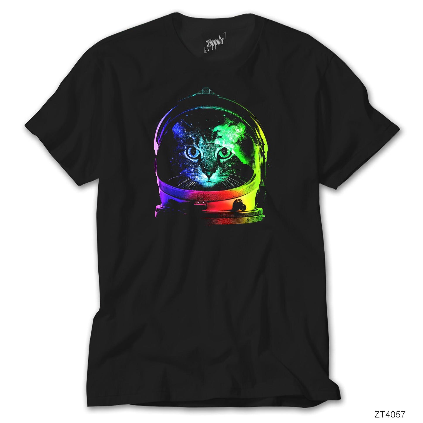 Kedi Galaksi Siyah Tişört