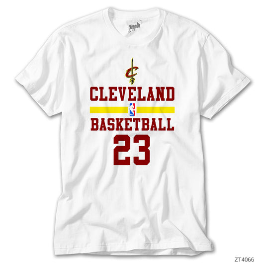 Cleveland Basketball Beyaz Tişört