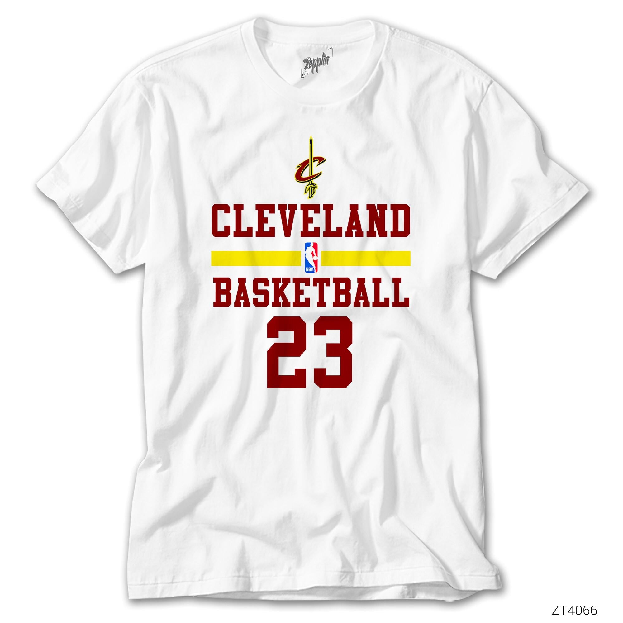 Cleveland Basketball Beyaz Tişört