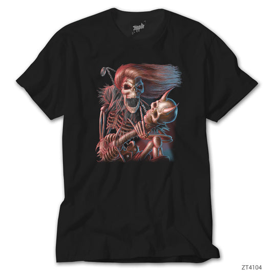 Skull Rock Siyah Tişört