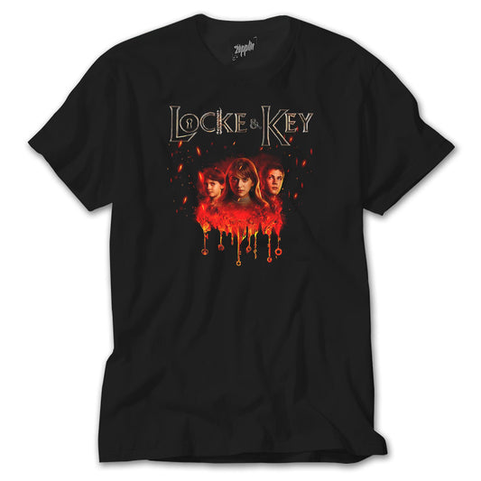 Locke Key 3 Kids Siyah Tişört