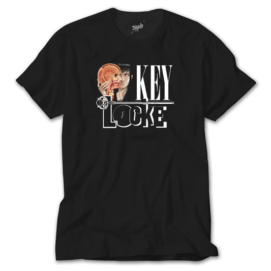 Locke Key Head Keys Siyah Tişört