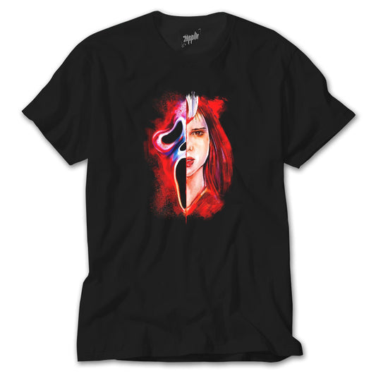 Scream Blood Siyah Tişört