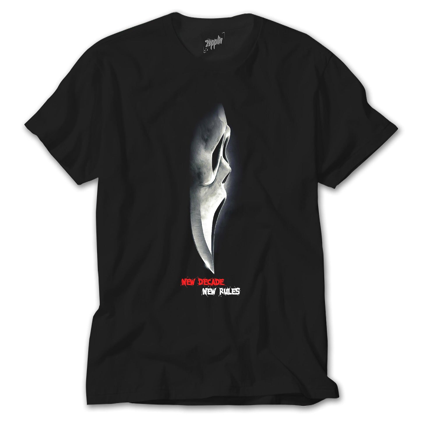 Scream New Decade New Rules Siyah Tişört
