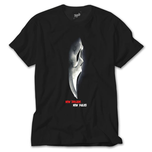 Scream New Decade New Rules Siyah Tişört