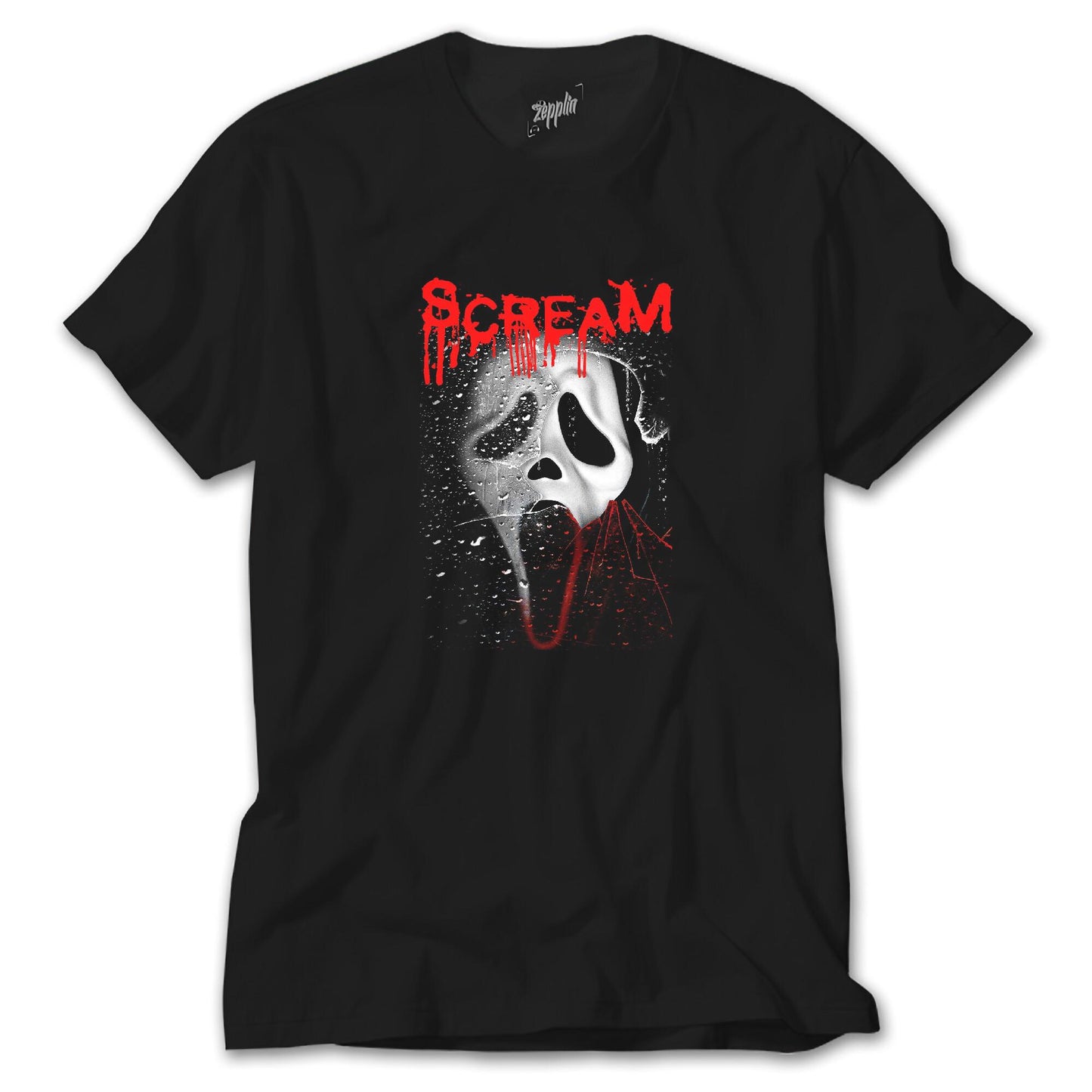 Scream Drop Siyah Tişört