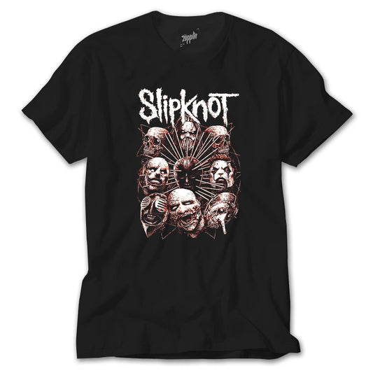 Slipknot Head Siyah Tişört