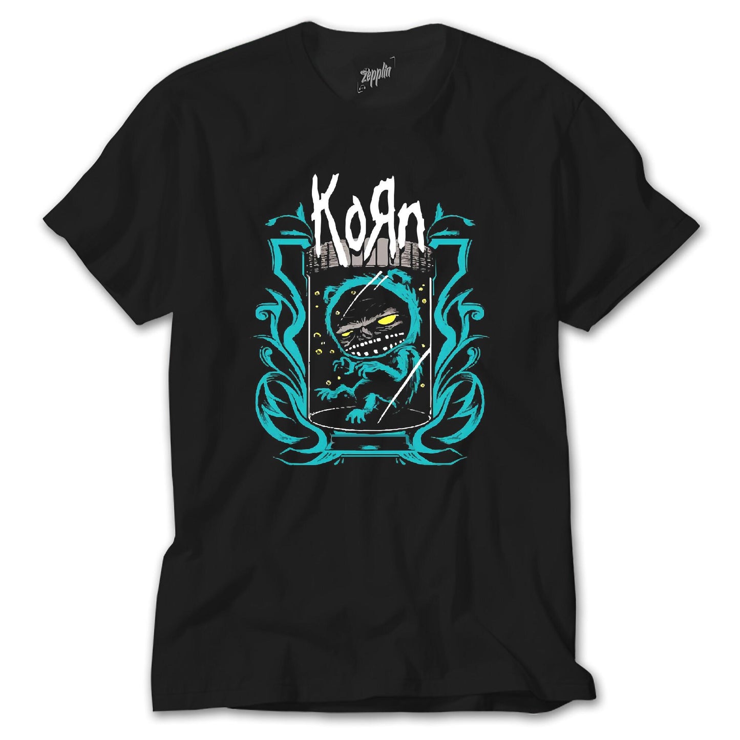 Korn Blue Monster Siyah Tişört