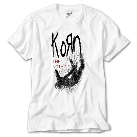 Korn The Nothing Beyaz Beyaz Tişört