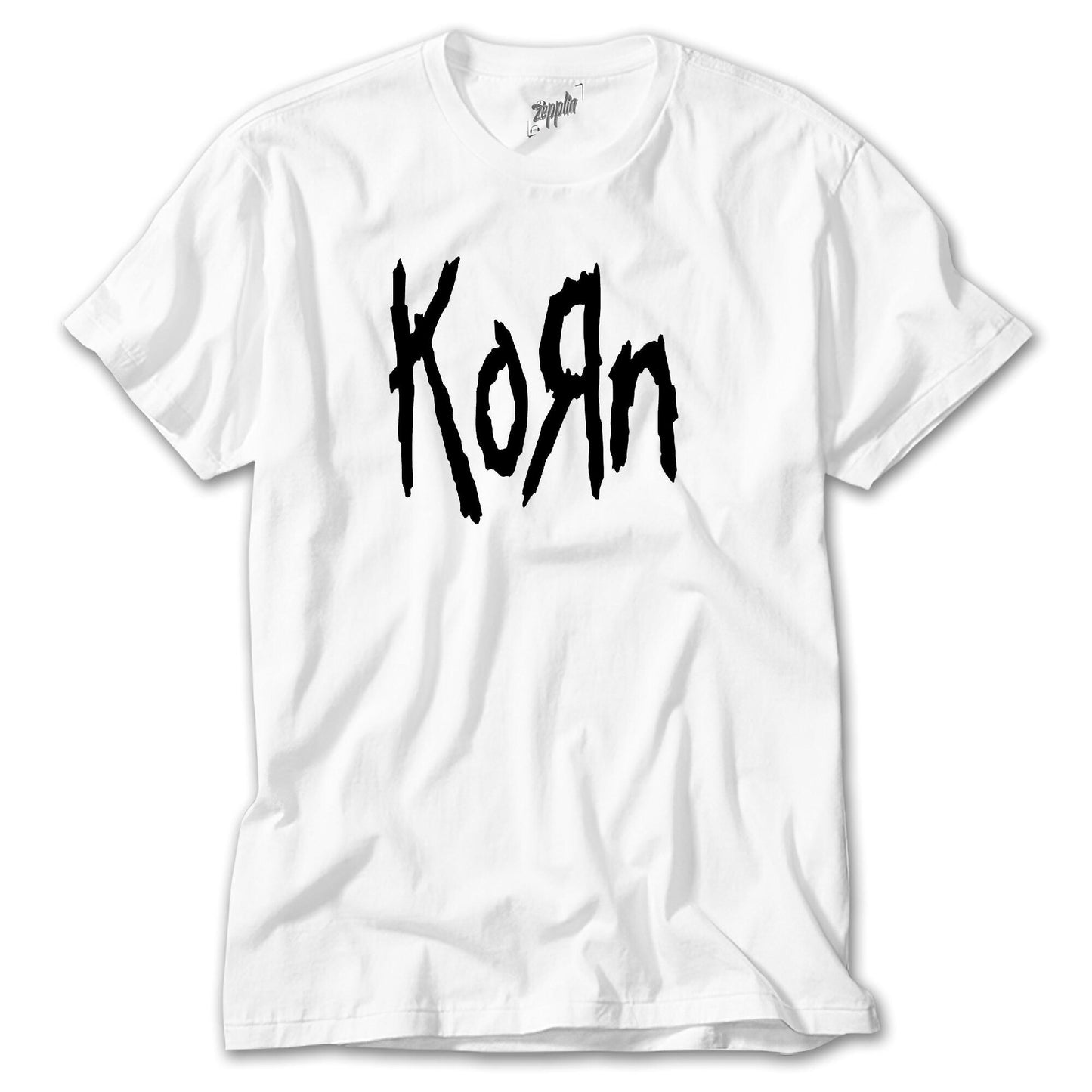 Korn Logo 2 Beyaz Tişört