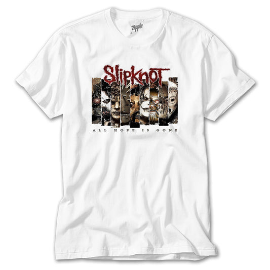 Slipknot All Hope Is Gope Beyaz Tişört