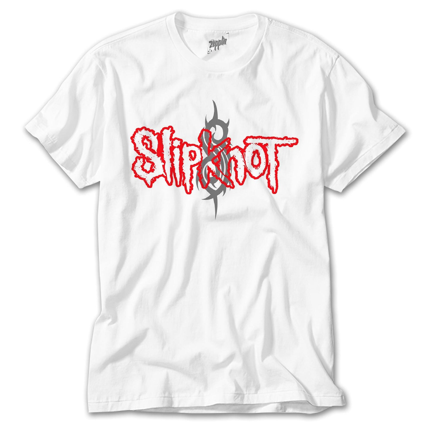 Slipknot Logo Beyaz Tişört