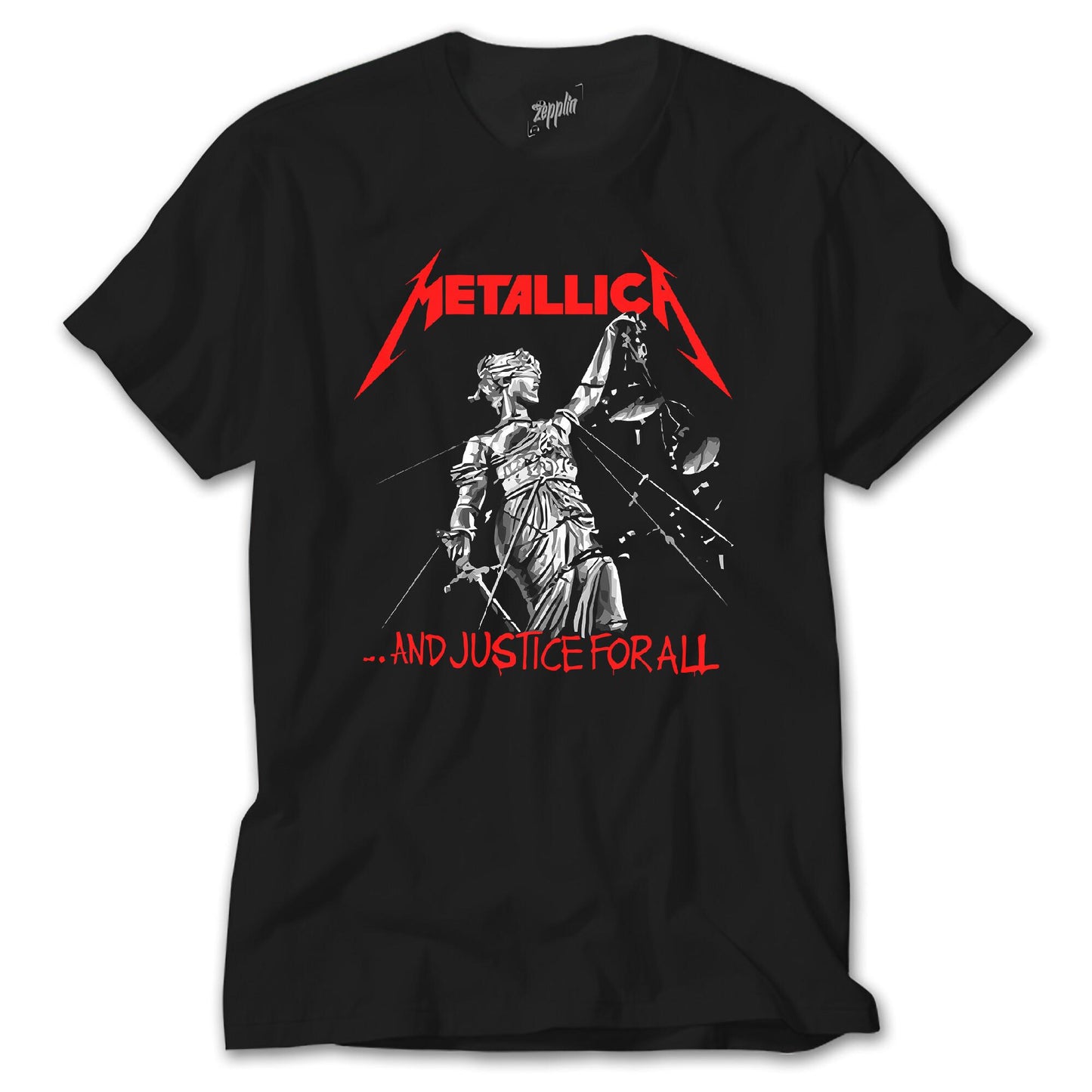 İndirimli Metallica And Justice For All Siyah Tişört