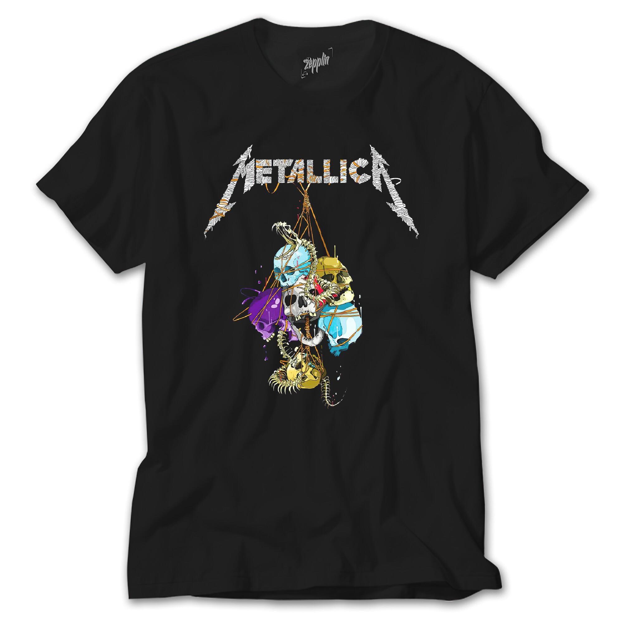 Metallica Skull Siyah Tişört