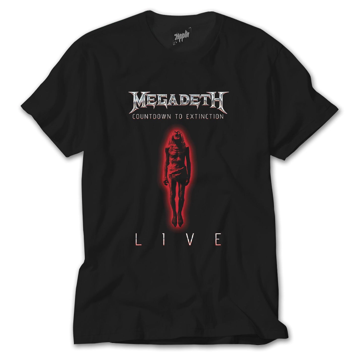 Megadeth Countdown to Extinction Live Siyah Tişört