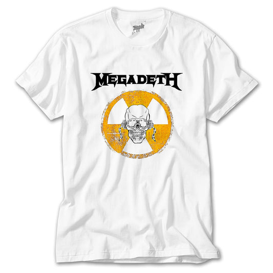 Megadeth Danger Beyaz Tişört
