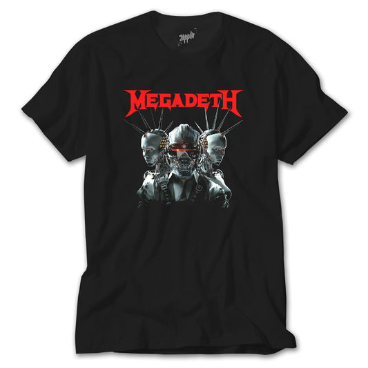 Megadeth Robot Siyah Tişört