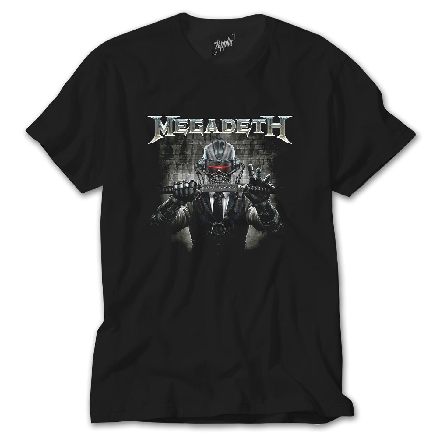 Megadeth Rust in Peace 2 Siyah Tişört