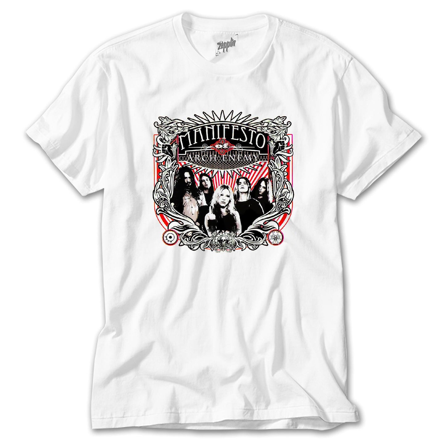 Arch Enemy Of Manifesto Beyaz Tişört