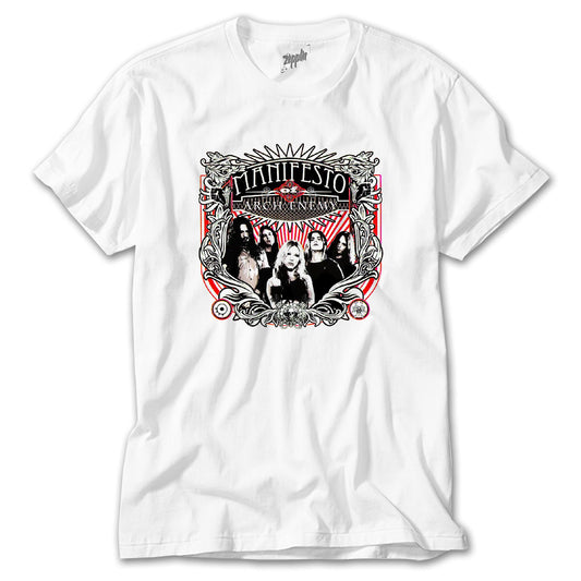 Arch Enemy Of Manifesto Beyaz Tişört