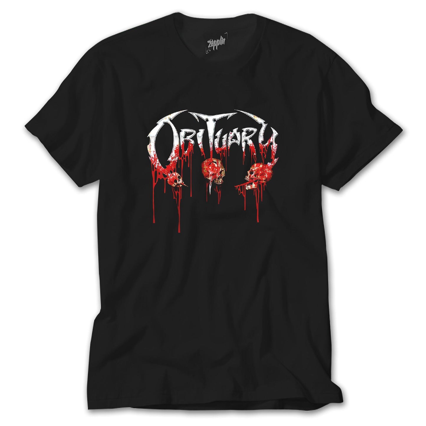 Obituary Bloody Skull Siyah Tişört