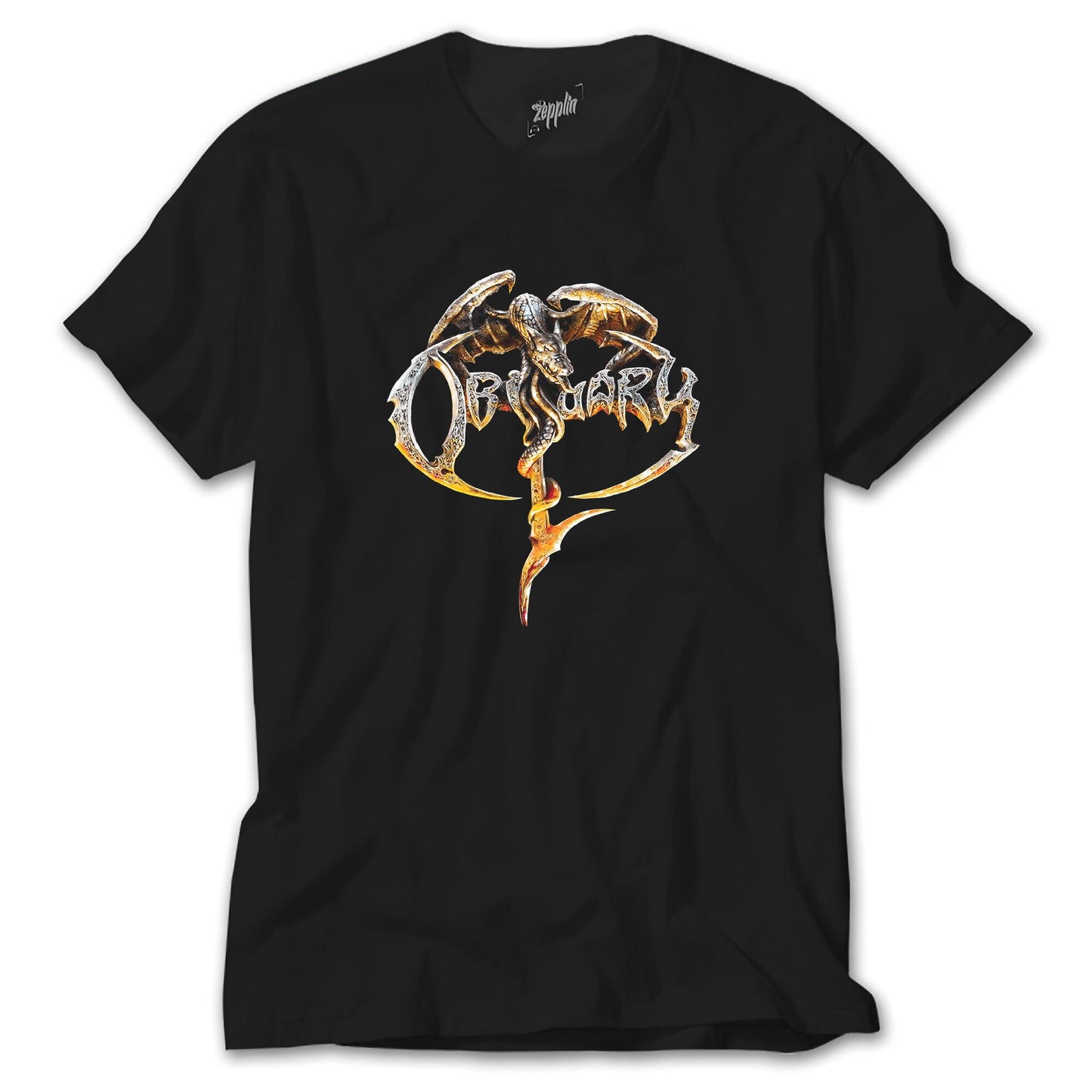 Obituary Dragon Siyah Tişört