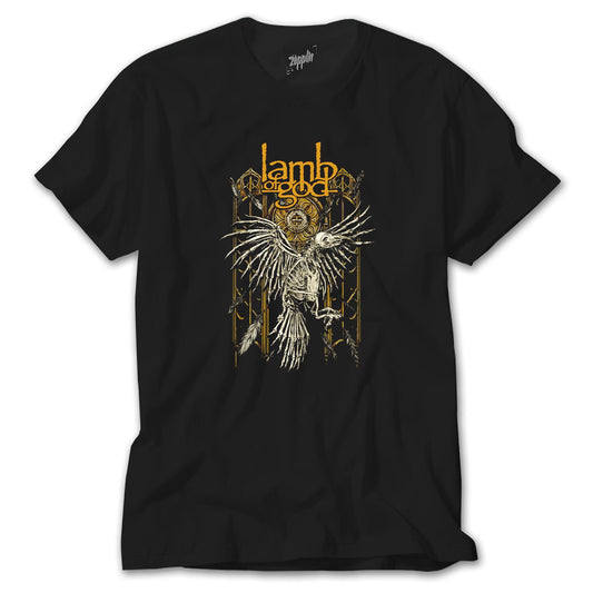 İndirimli Lamb Of God 4 Papat Siyah Tişört