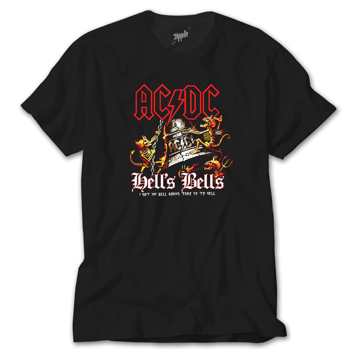 AC DC Hells Bells Siyah Tişört