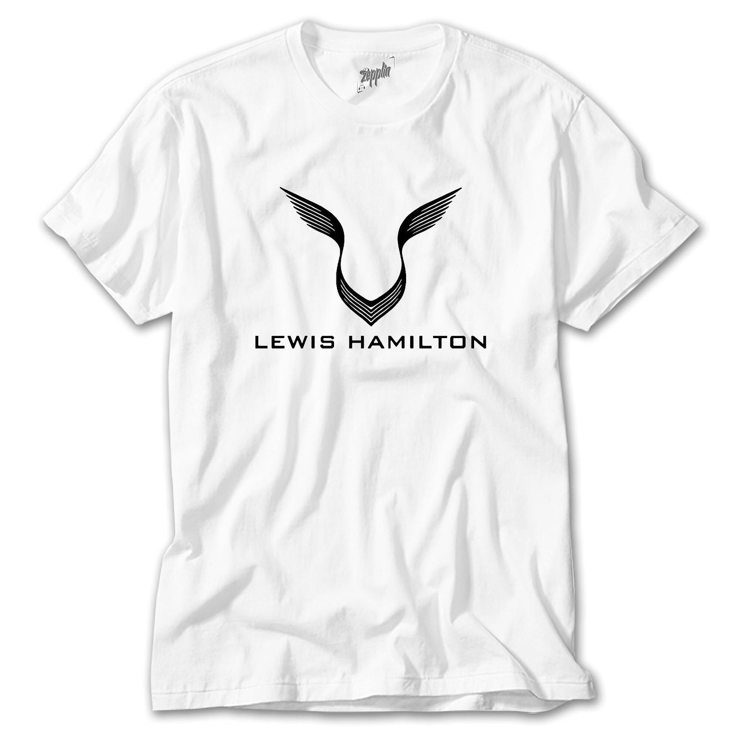 Lewis Hamilton Logo Beyaz Tişört