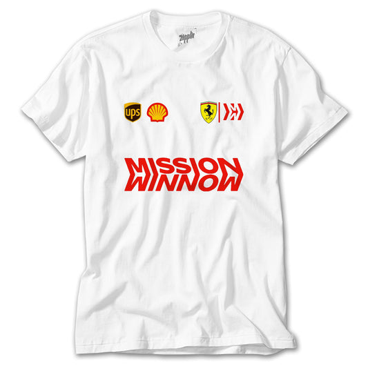 F1 Sponsor Beyaz Tişört