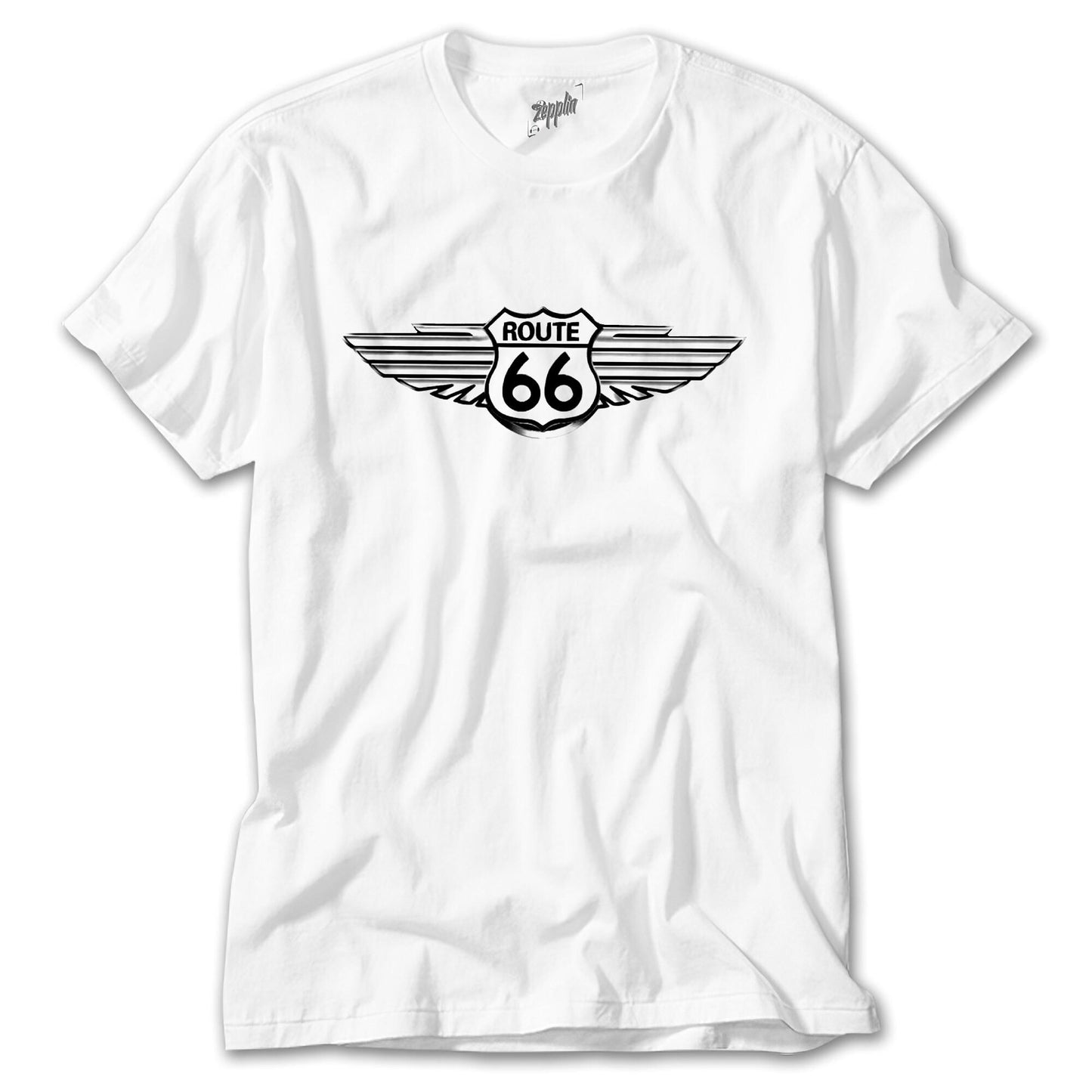 Route Kanat Beyaz Tişört