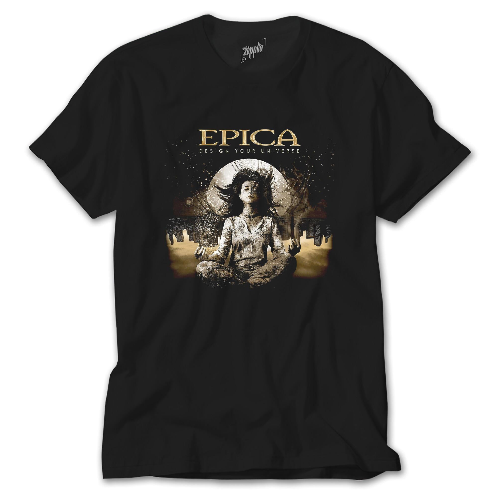 Epica Design Your Universe Siyah Tişört