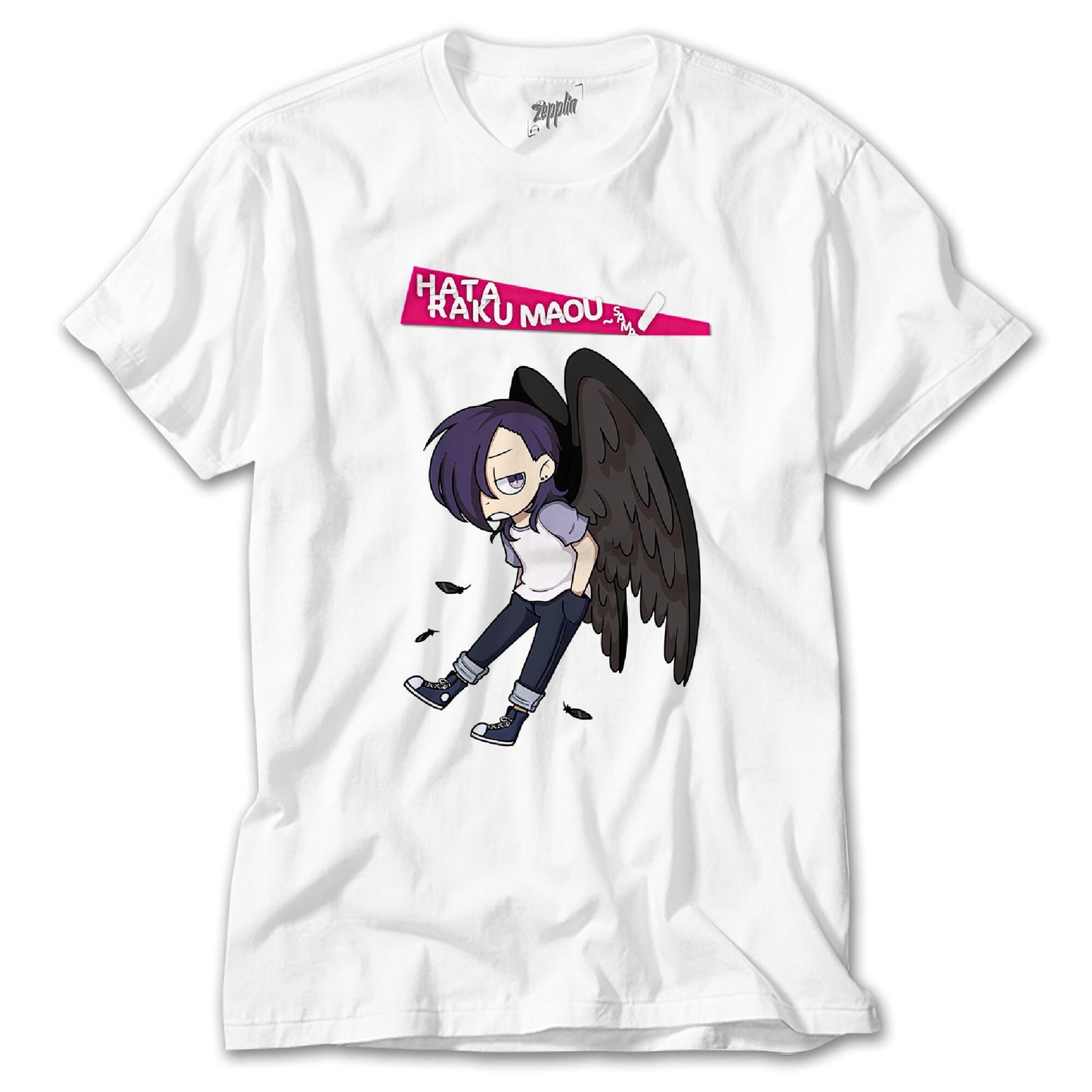 Hataraku Maou Sama Hanzo Urushihara Beyaz Tişört