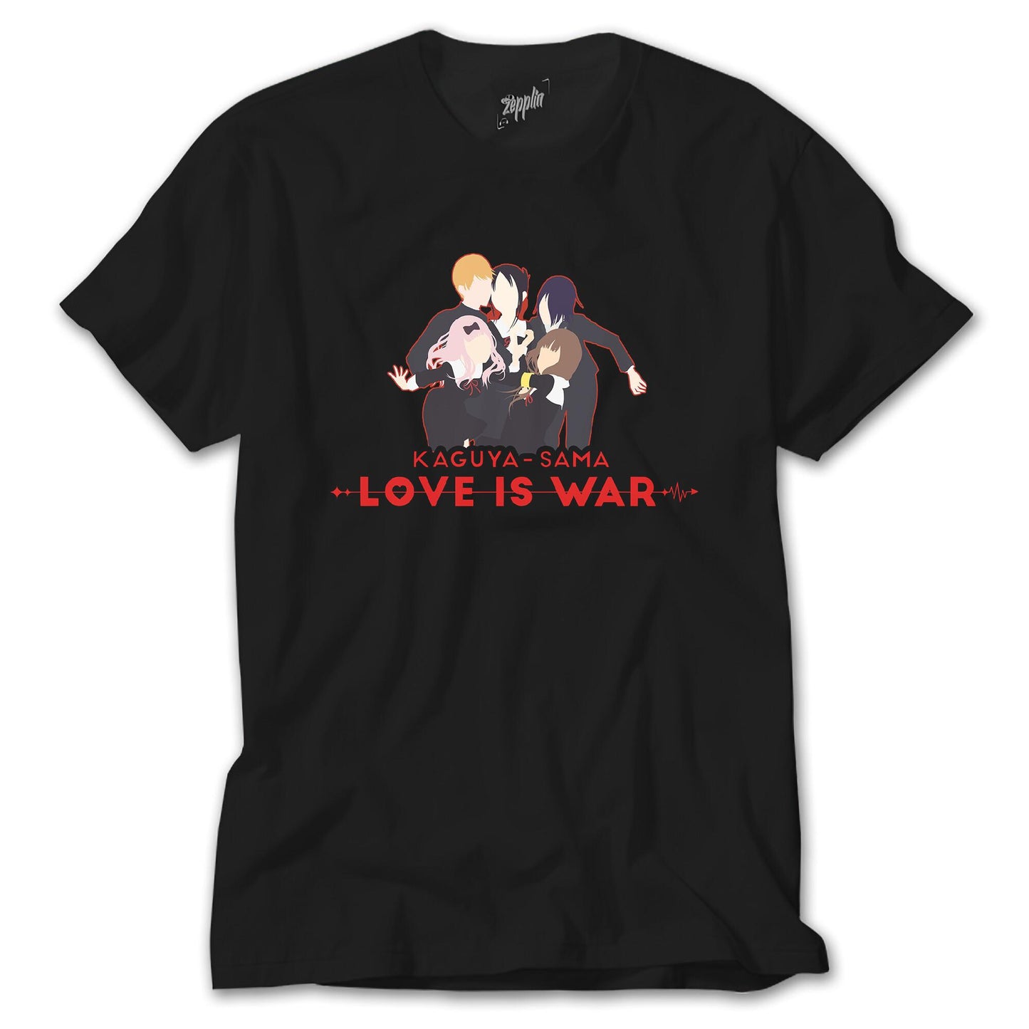 Kaguya Sama Siyah Tişört