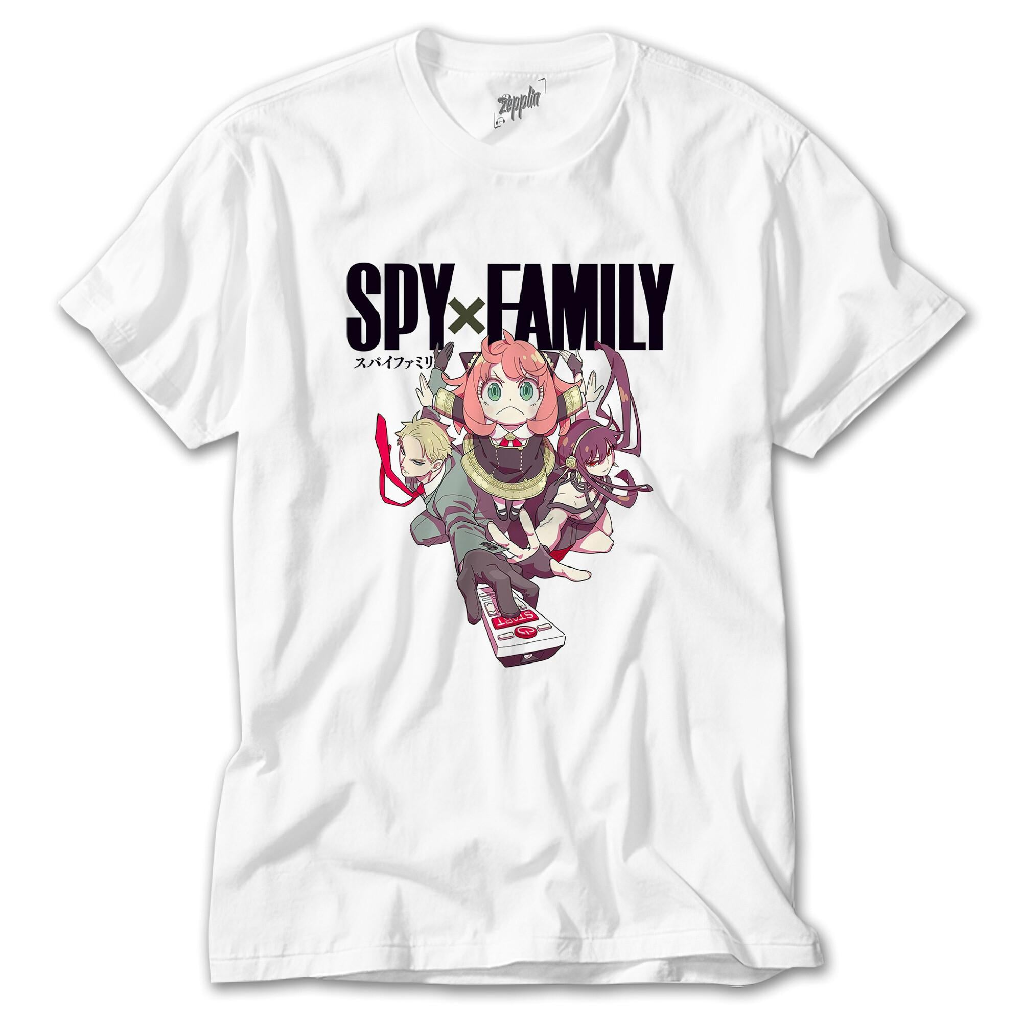 Spy x Family Fiona Anya and Yor Beyaz Tişört