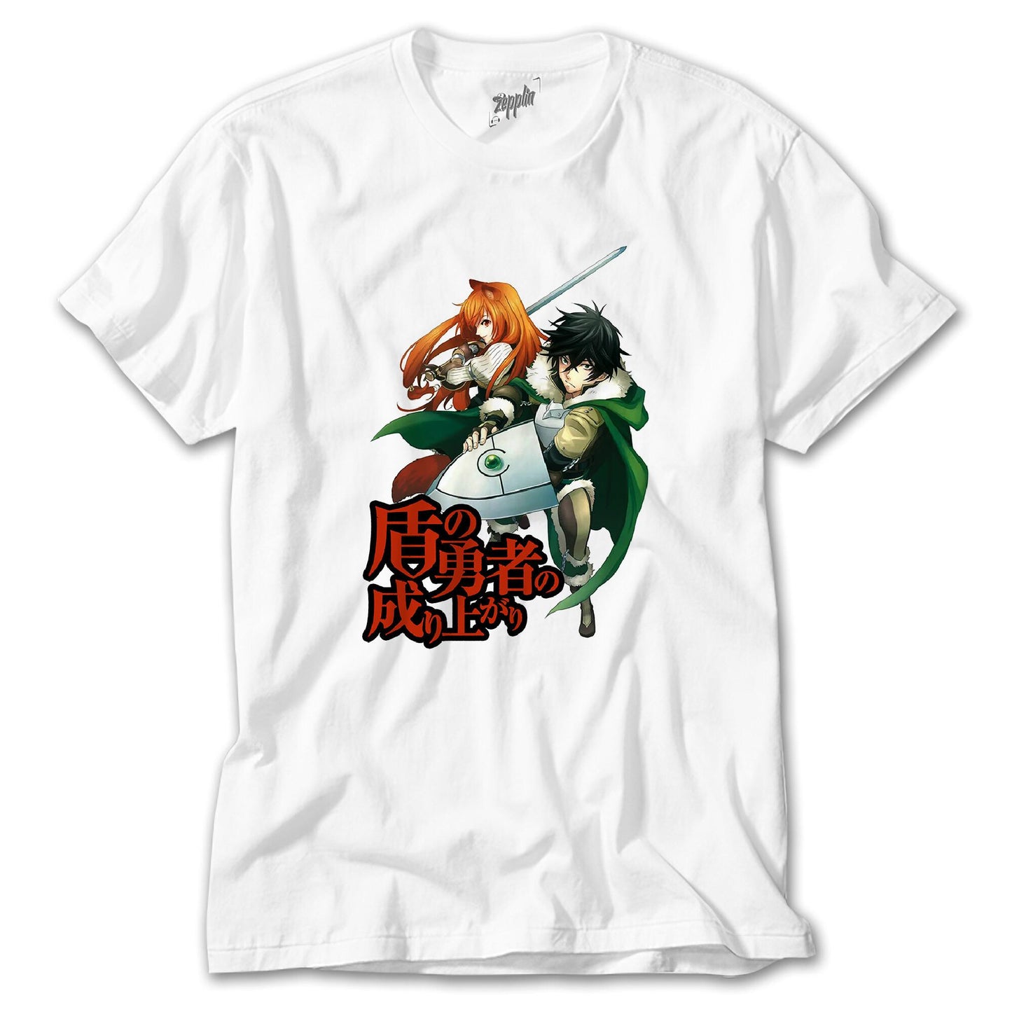 Tate No Yusha Beyaz Tişört