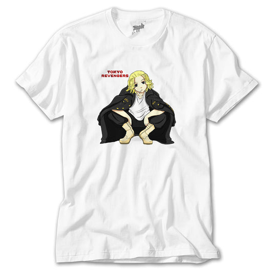 Tokyo Revengers Manjiro Sano Beyaz Tişört