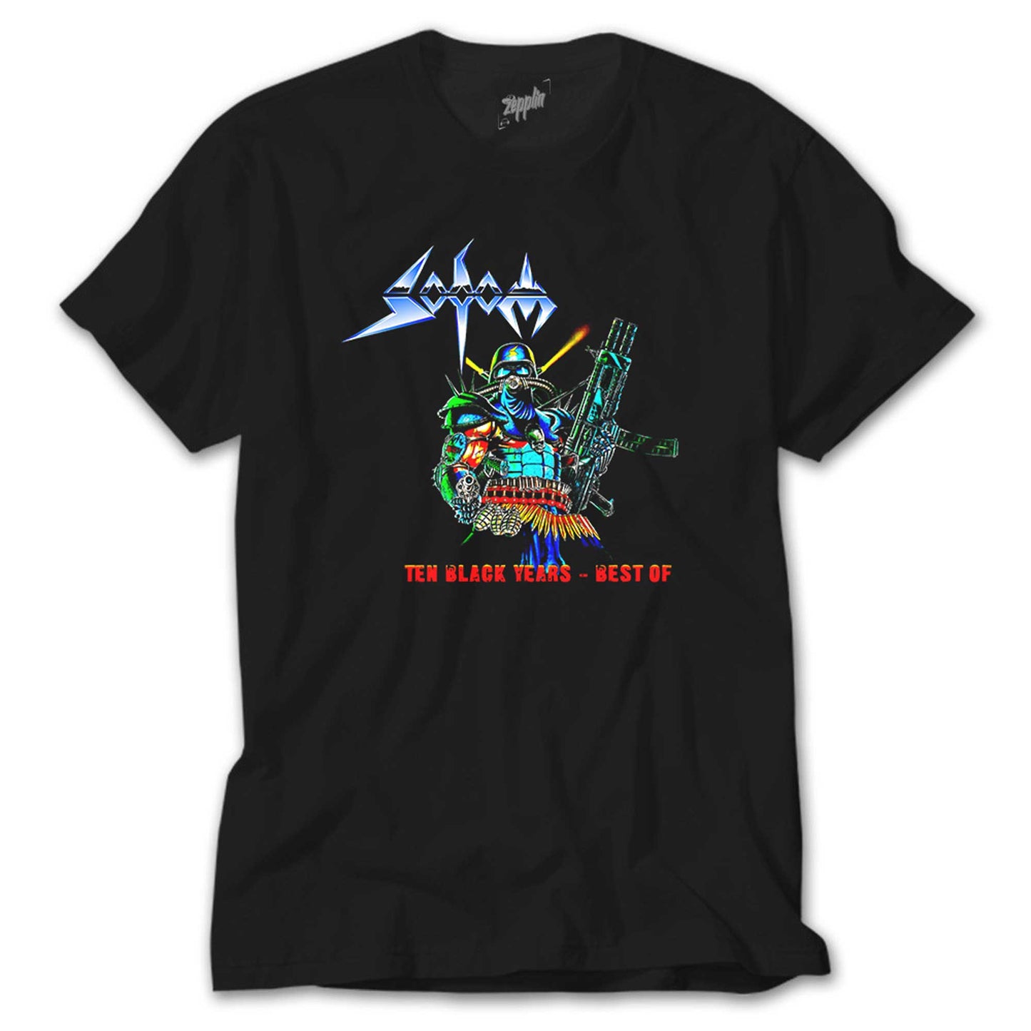 Sodom Ten Black Years Siyah Tişört