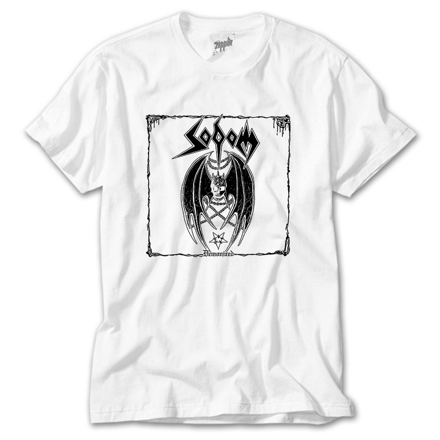 Sodom Demonized Beyaz Tişört